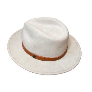 Brixton Messer Fedora Wool Hat- Gravel